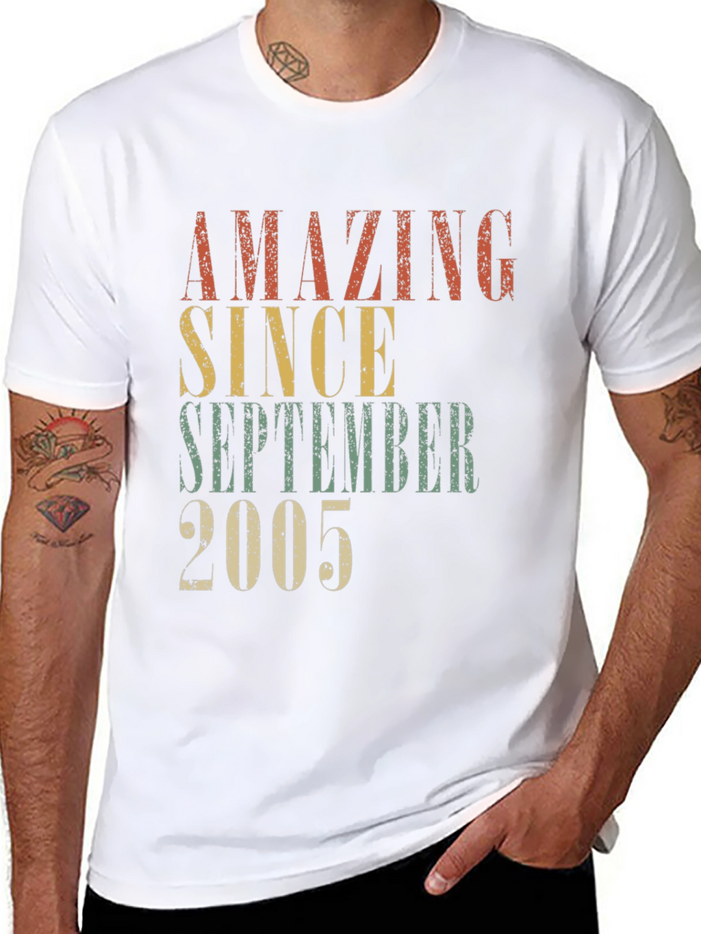 Amazing Since September 2005 Black T-Shirt