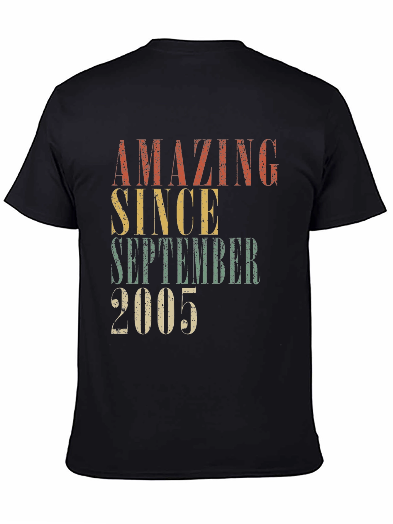 Amazing Since September 2005 Black T-Shirt