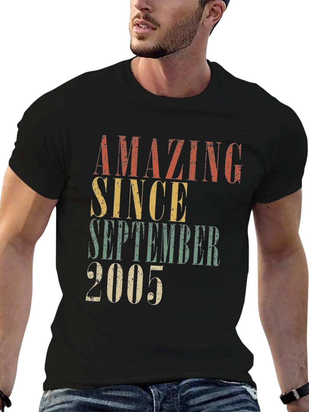 Amazing Since September 2005 Black T-Shirt