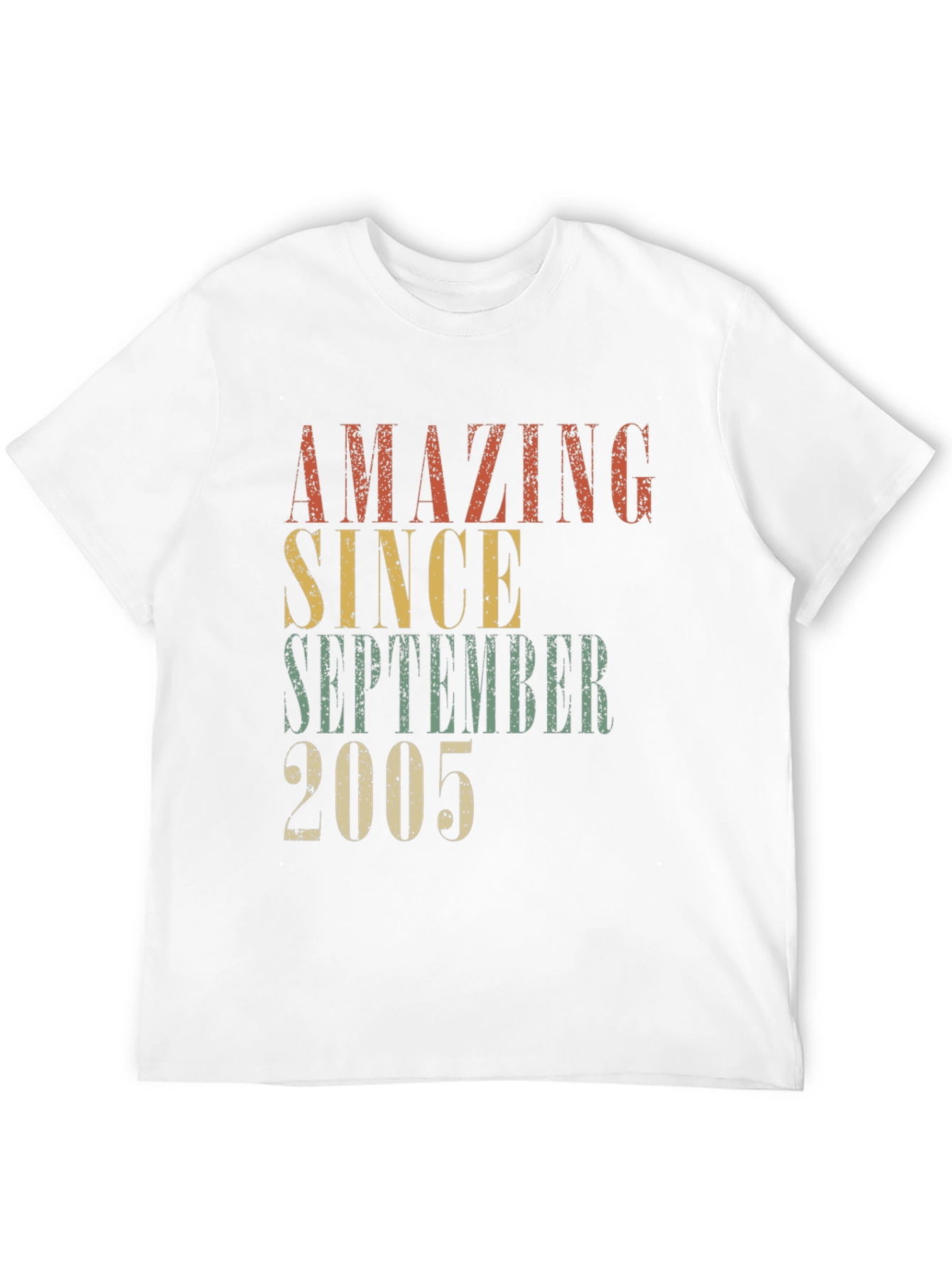 Amazing Since September 2005 Black T-Shirt
