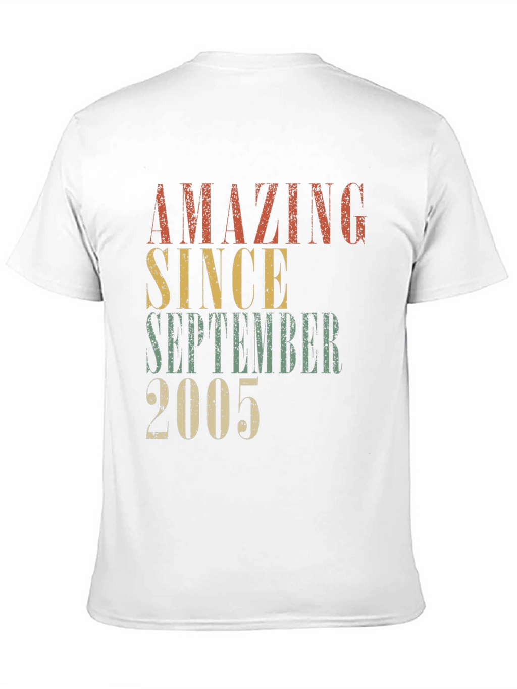 Amazing Since September 2005 Black T-Shirt