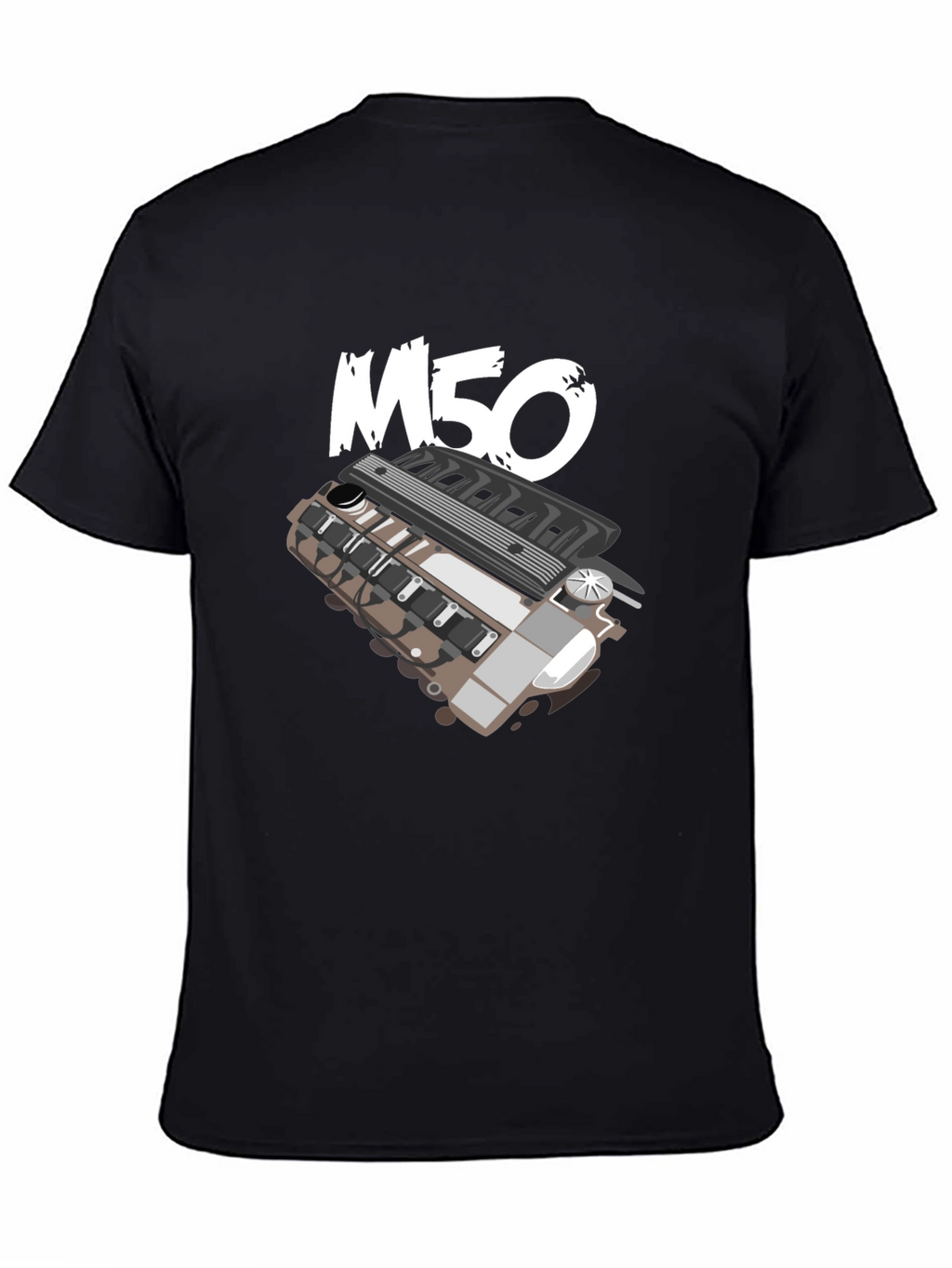 M50 Engine T-Shirt - Automotive Enthusiast Apparel