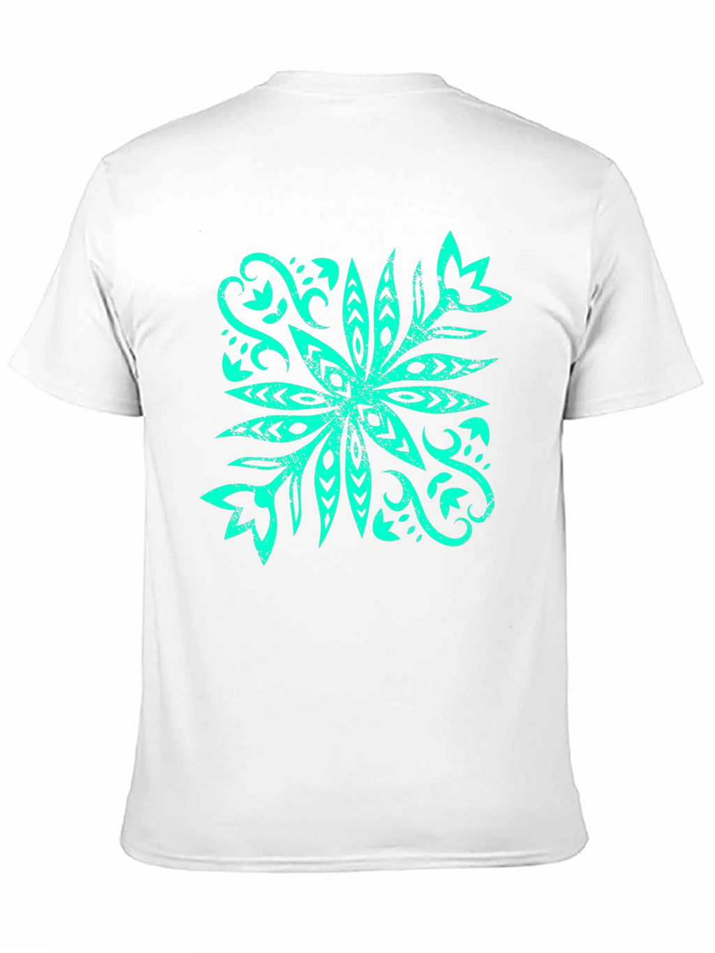 Stylish Graphic Tee - Tropical Flower Design