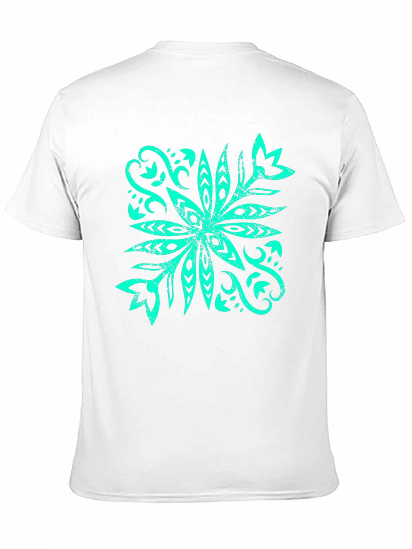 Stylish Graphic Tee - Tropical Flower Design