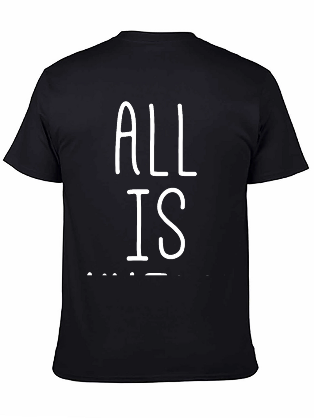 All is Well Graphic Tee - Black