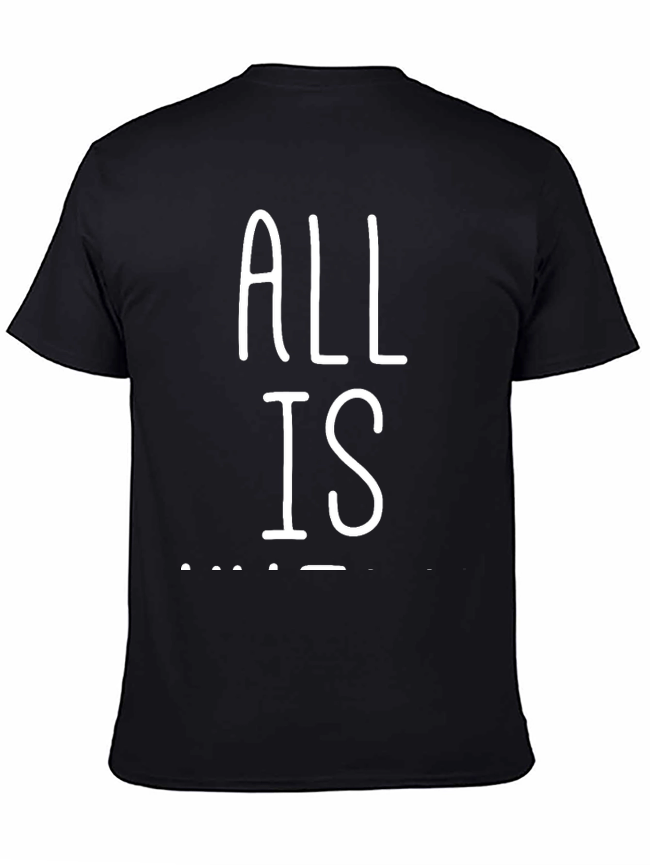 All is Well Graphic Tee - Black