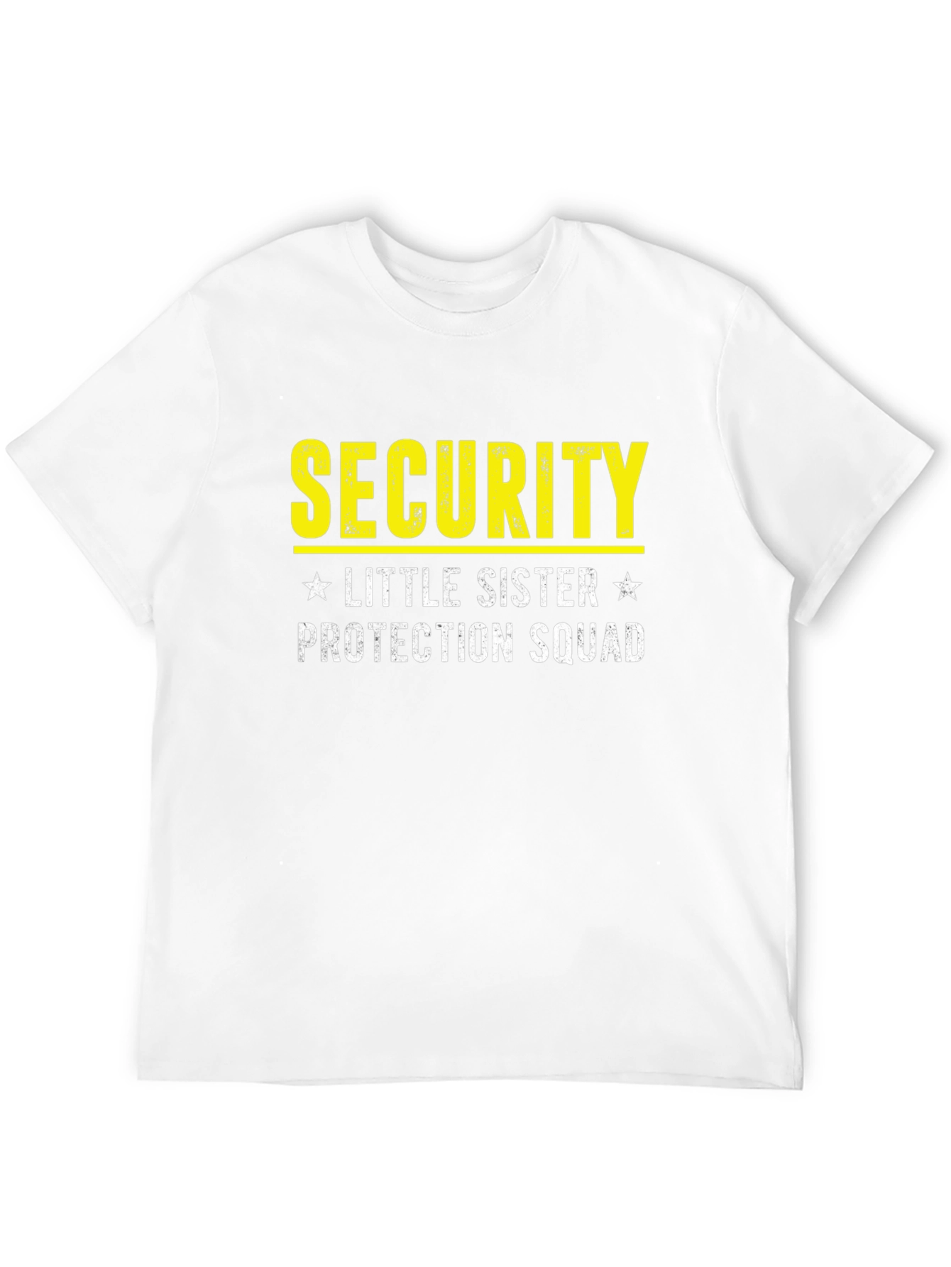 Security Little Sister Protection Squad Graphic Tee