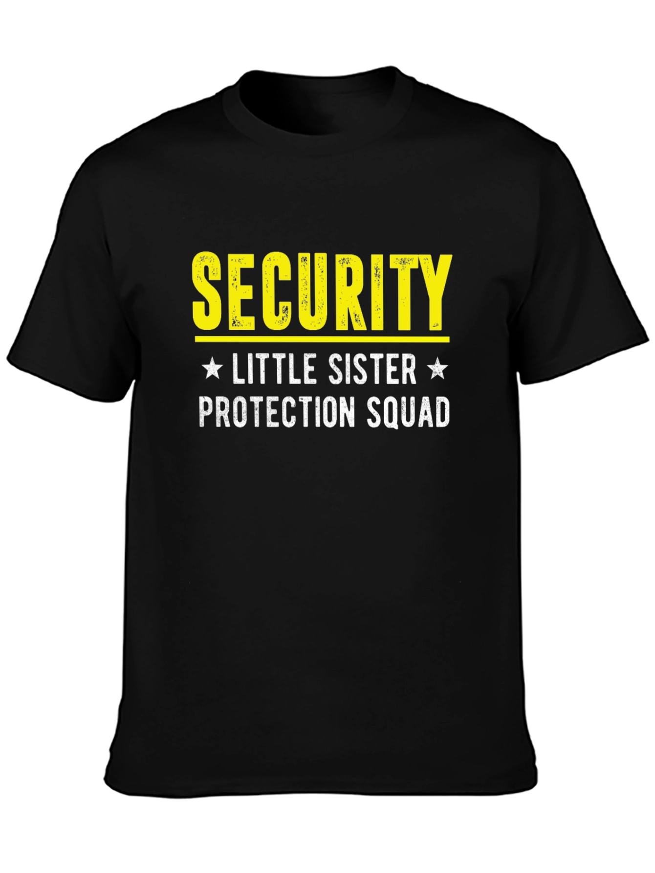 Security Little Sister Protection Squad Graphic Tee
