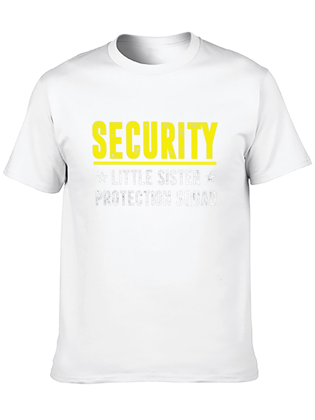 Security Little Sister Protection Squad Graphic Tee