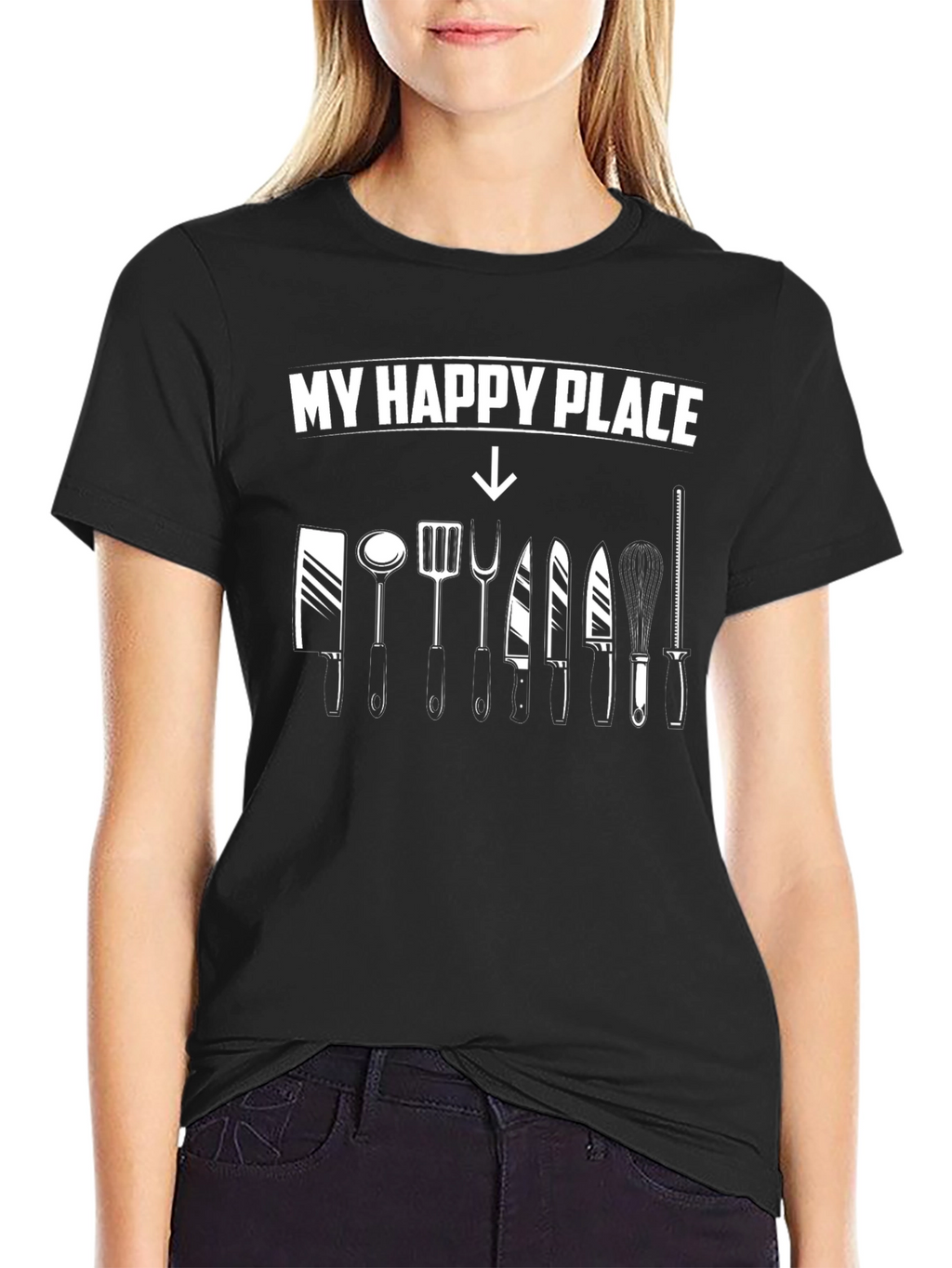 My Happy Place Cooking T-Shirt
