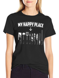 My Happy Place Cooking T-Shirt