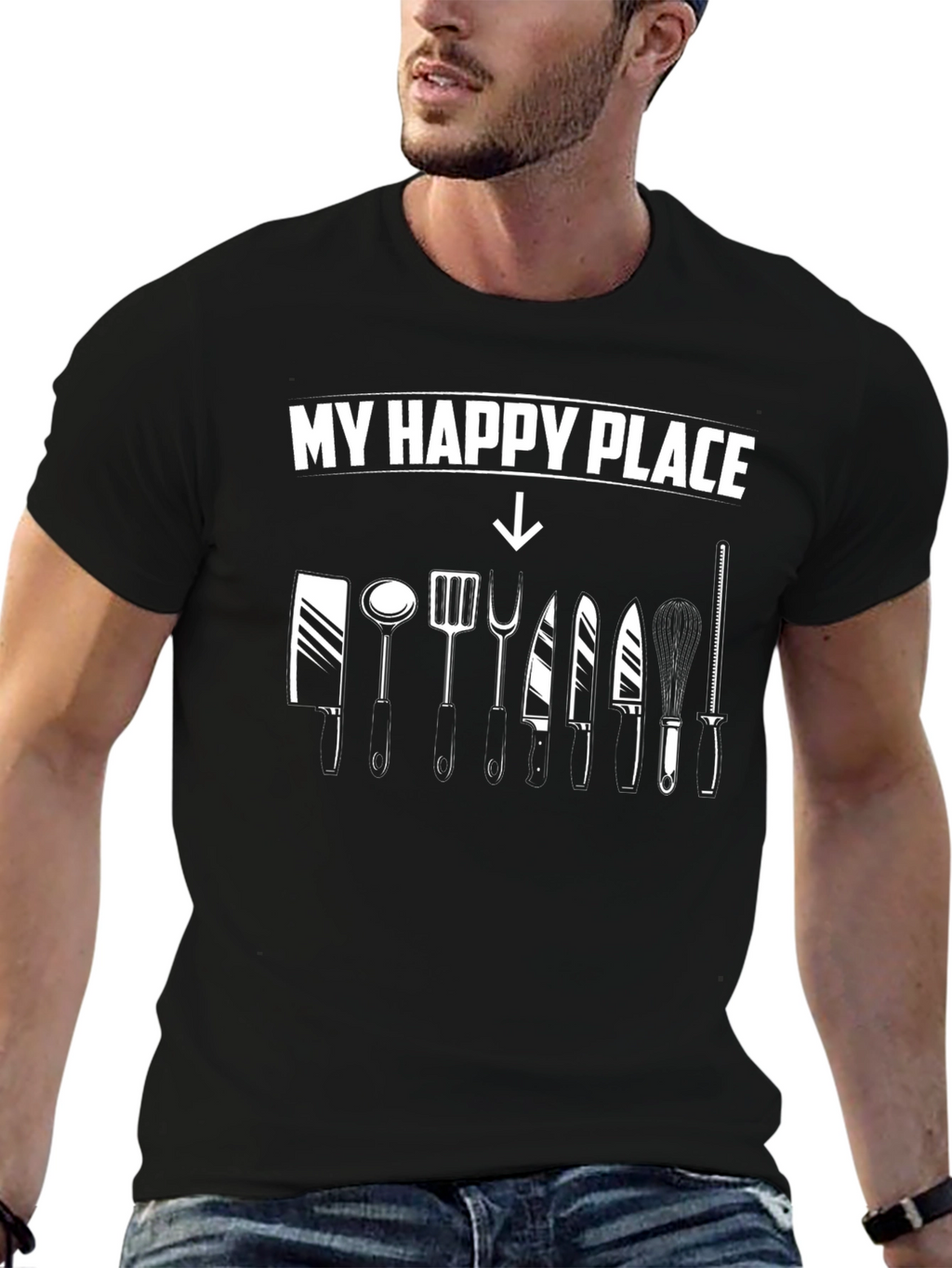 My Happy Place Cooking T-Shirt