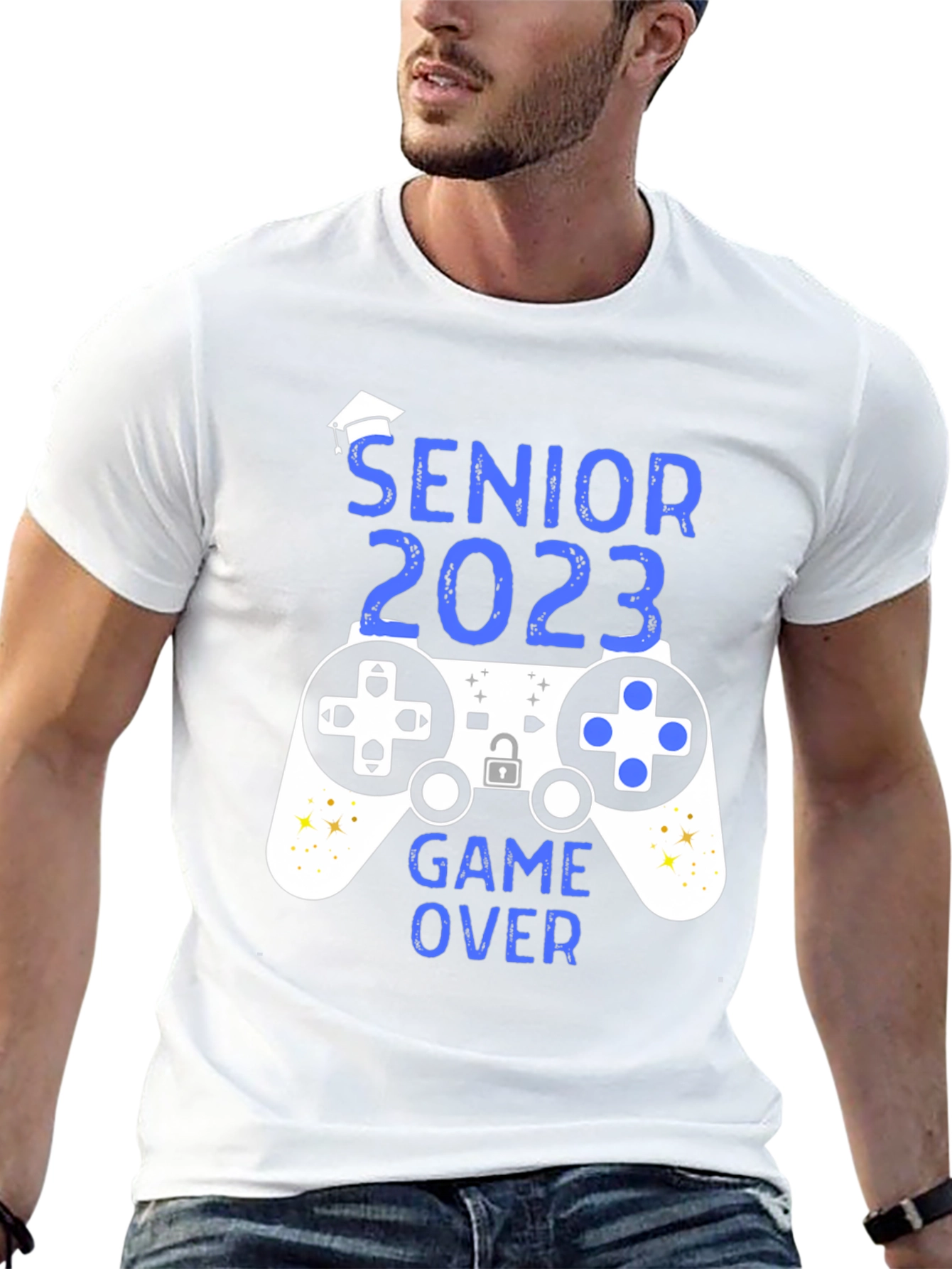 Senior 2023 Game Over Graduation T-Shirt
