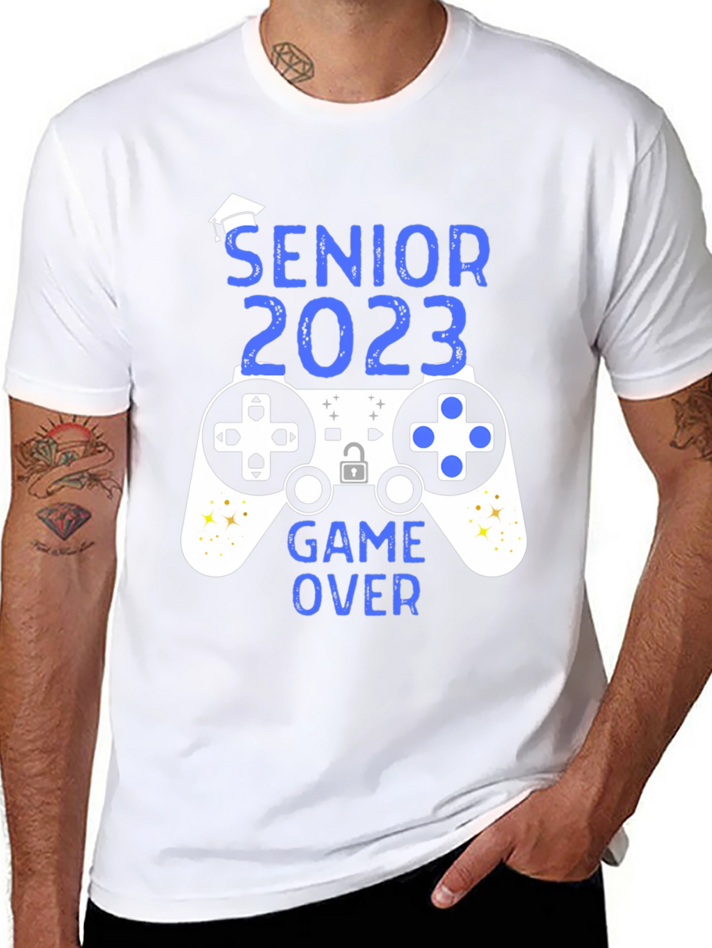 Senior 2023 Game Over Graduation T-Shirt