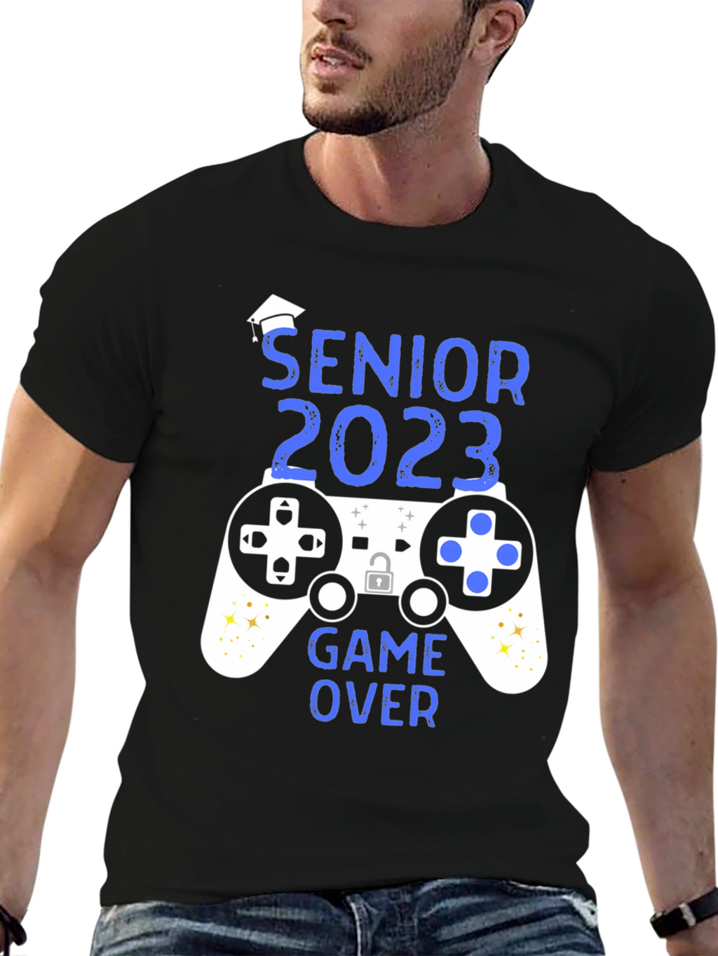 Senior 2023 Game Over Graduation T-Shirt