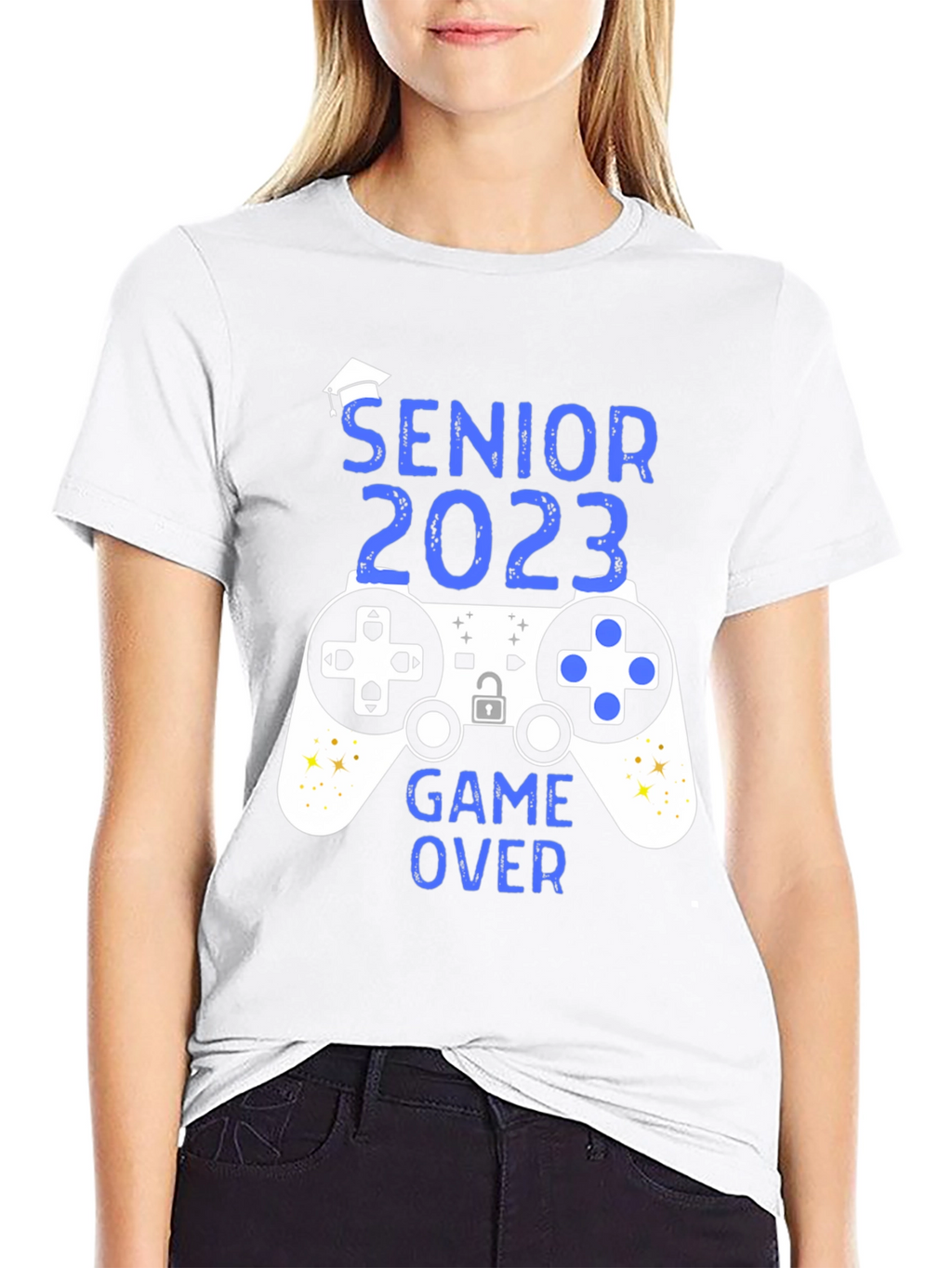 Senior 2023 Game Over Graduation T-Shirt