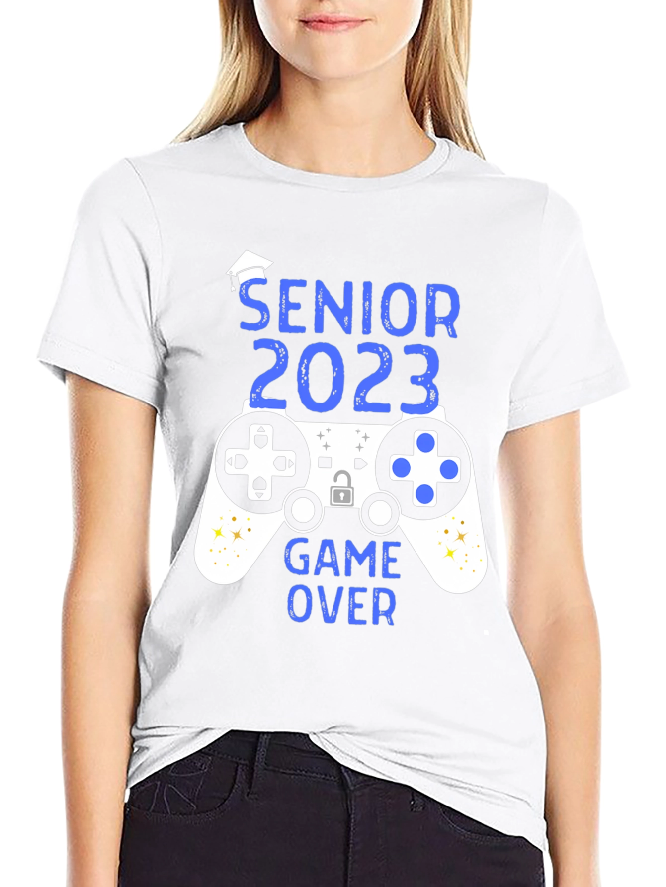 Senior 2023 Game Over Graduation T-Shirt