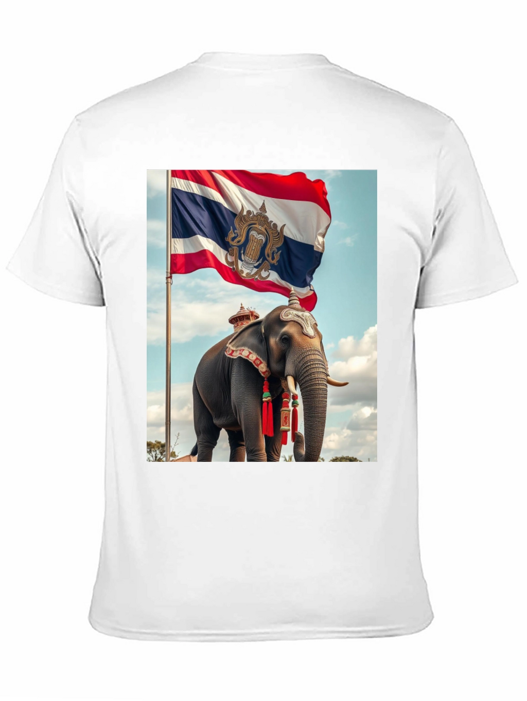 Thailand Elephant Flag Graphic Tee