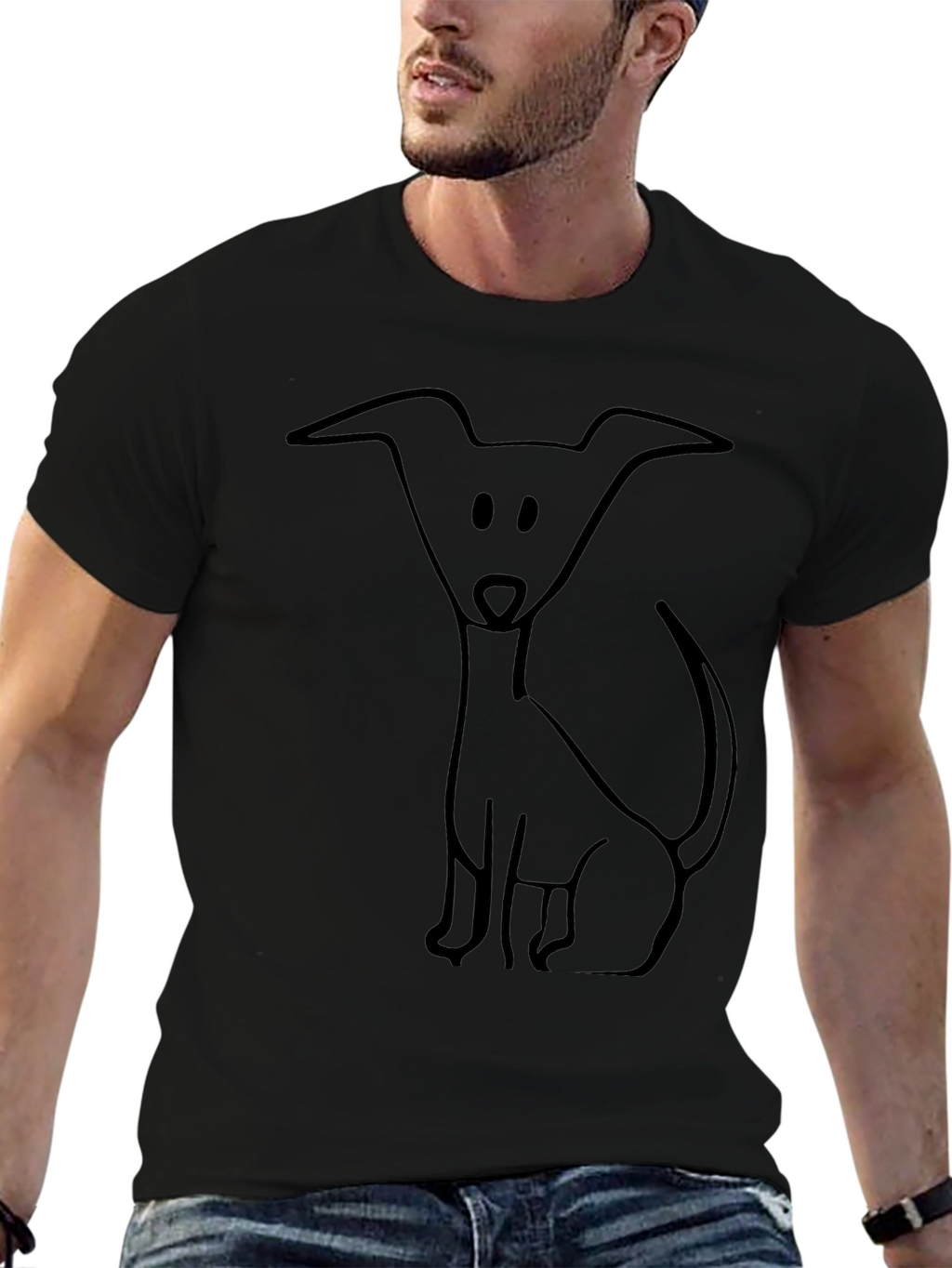 Dog Lover T-Shirt - Black Graphic Tee