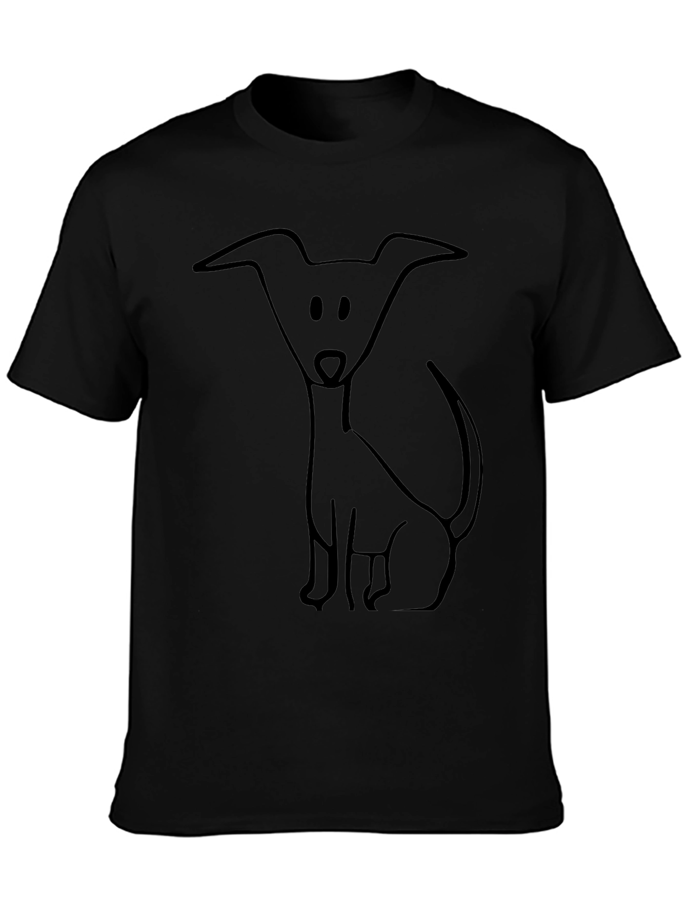 Dog Lover T-Shirt - Black Graphic Tee