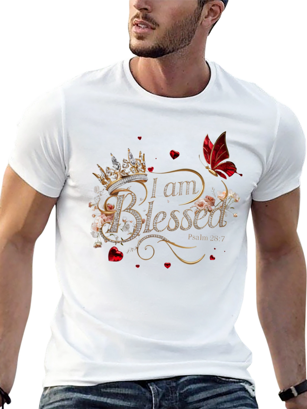 I am Blessed Graphic T-Shirt Religious Apparel