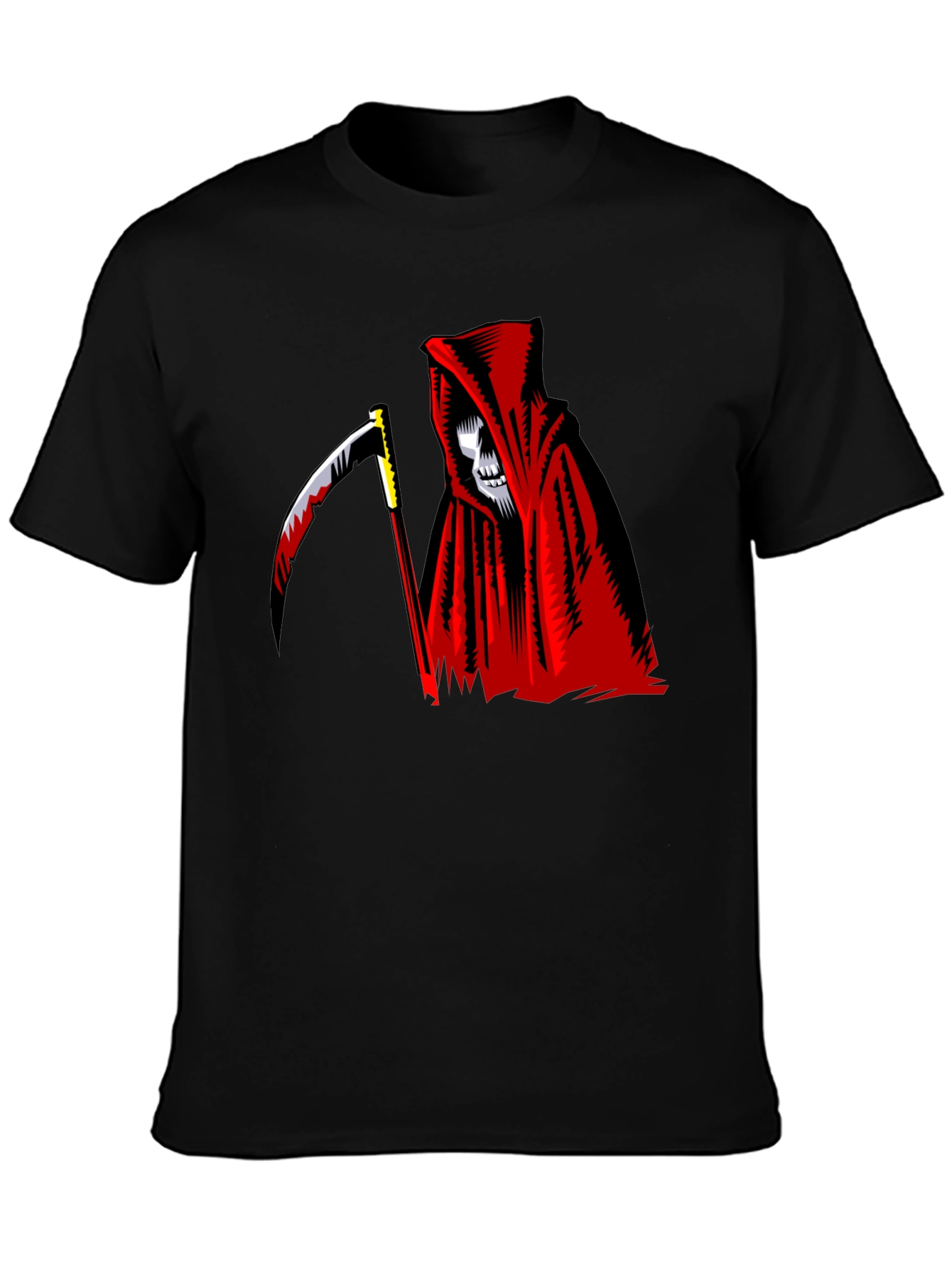Grim Reaper Graphic Black T-Shirt