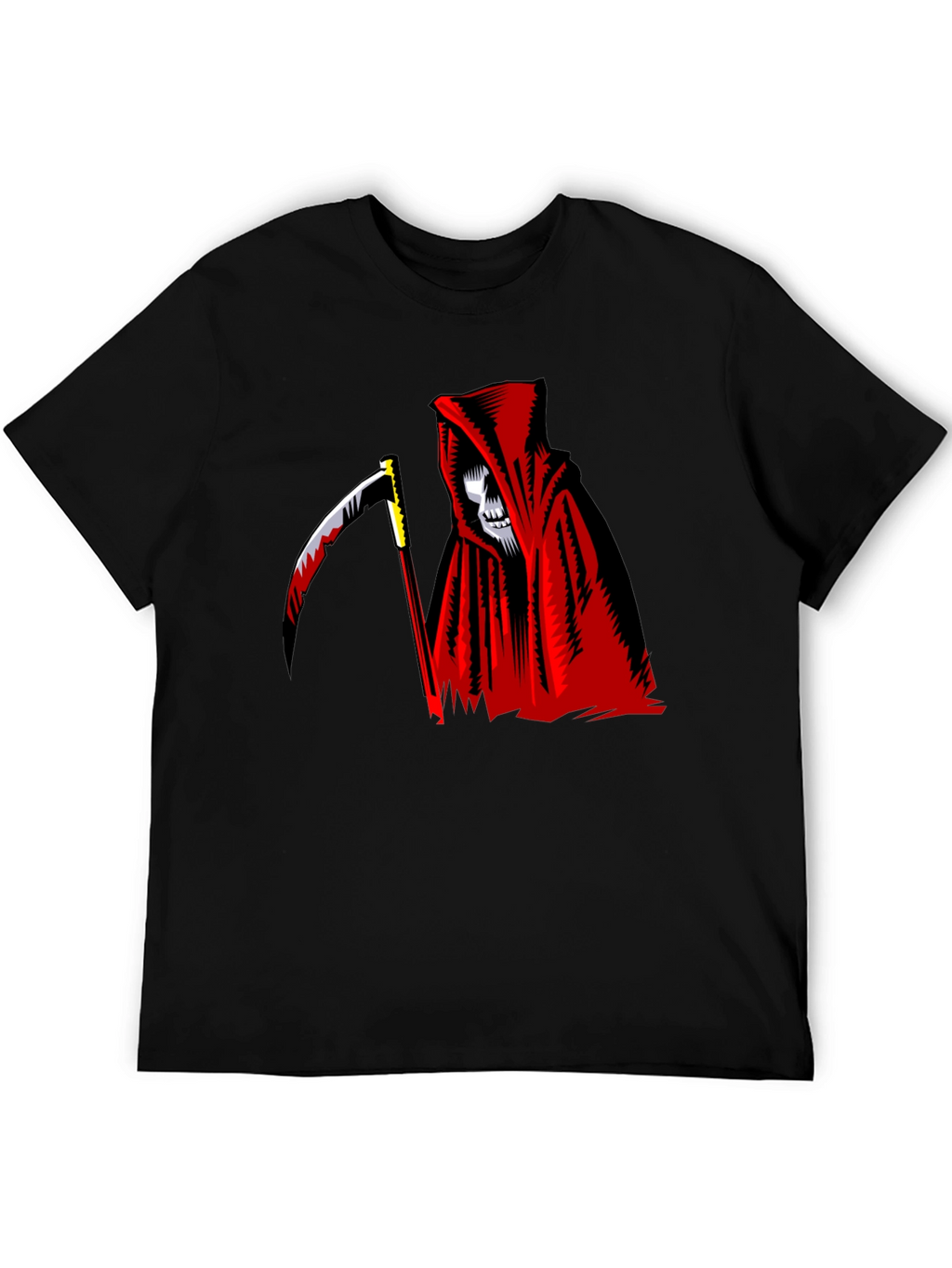 Grim Reaper Graphic Black T-Shirt