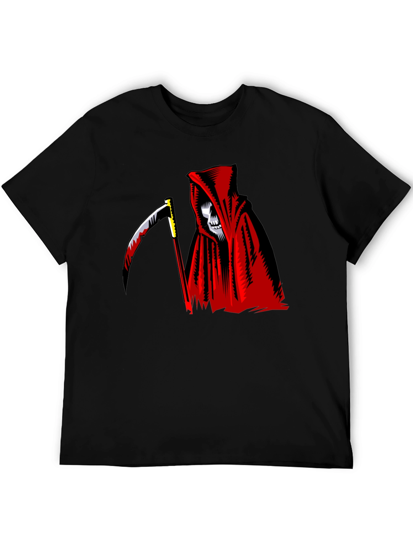 Grim Reaper Graphic Black T-Shirt