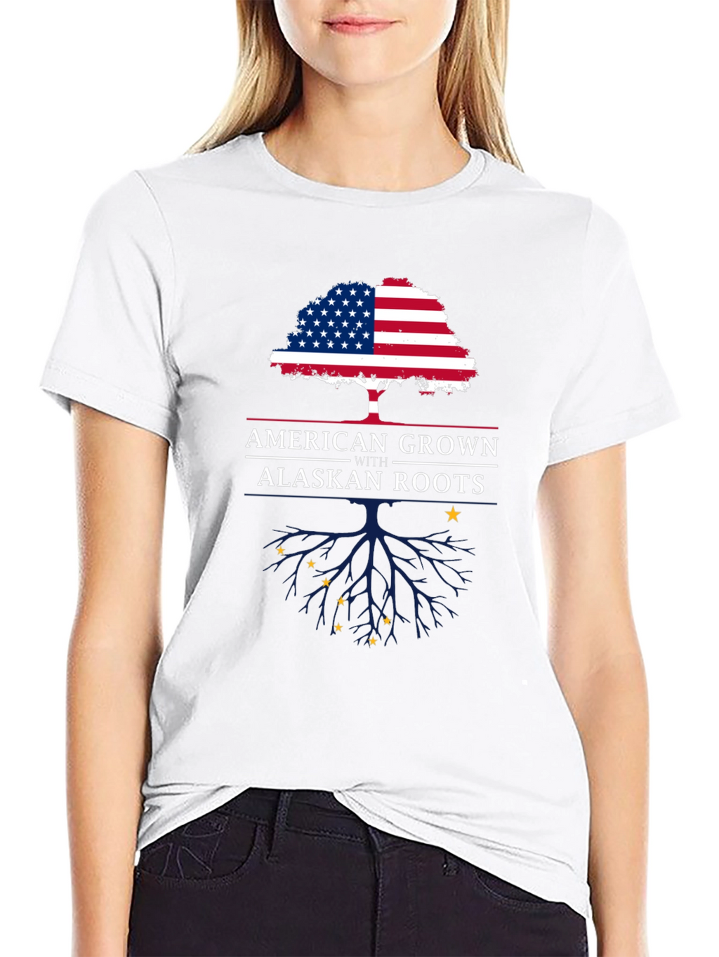 American Grown with Alaskan Roots T-Shirt