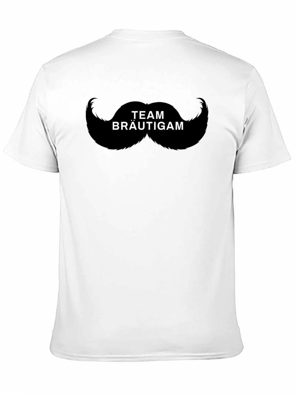 Team Bräutigam Mustache Graphic T-Shirt