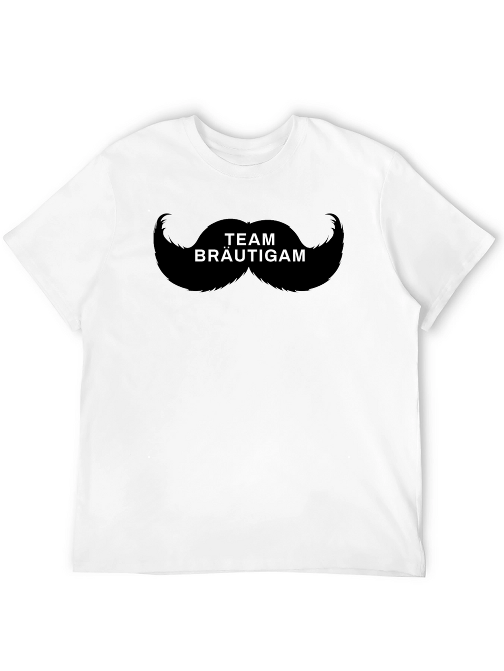 Team Bräutigam Mustache Graphic T-Shirt