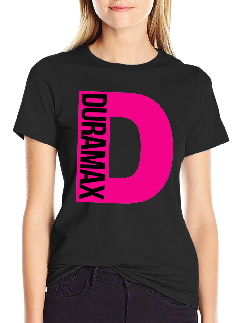 Duramax Pink Graphic Tee - Black