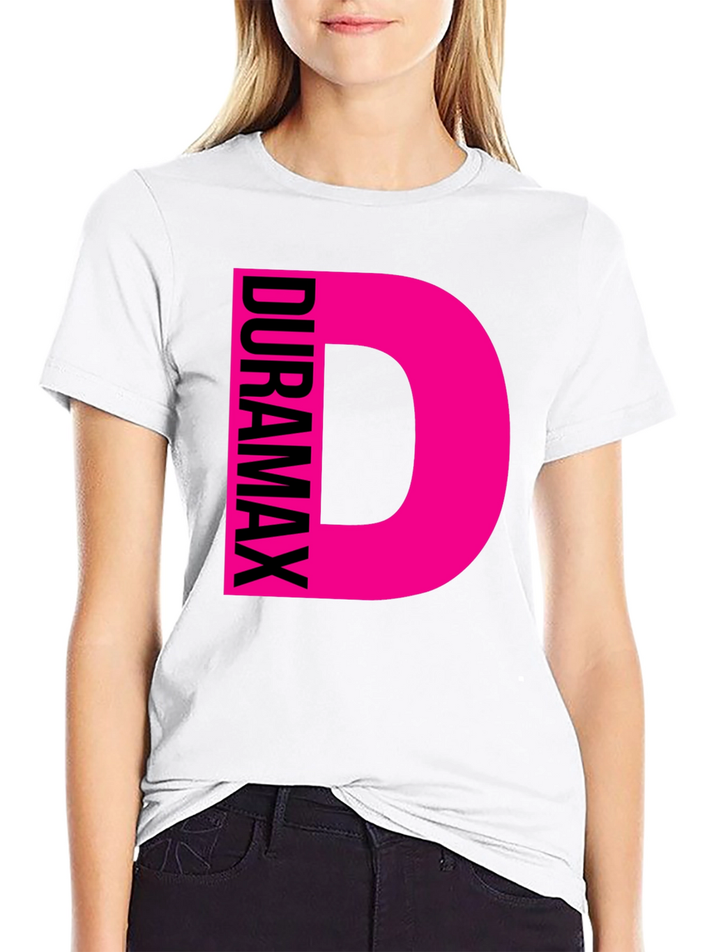 Duramax Pink Graphic Tee - Black