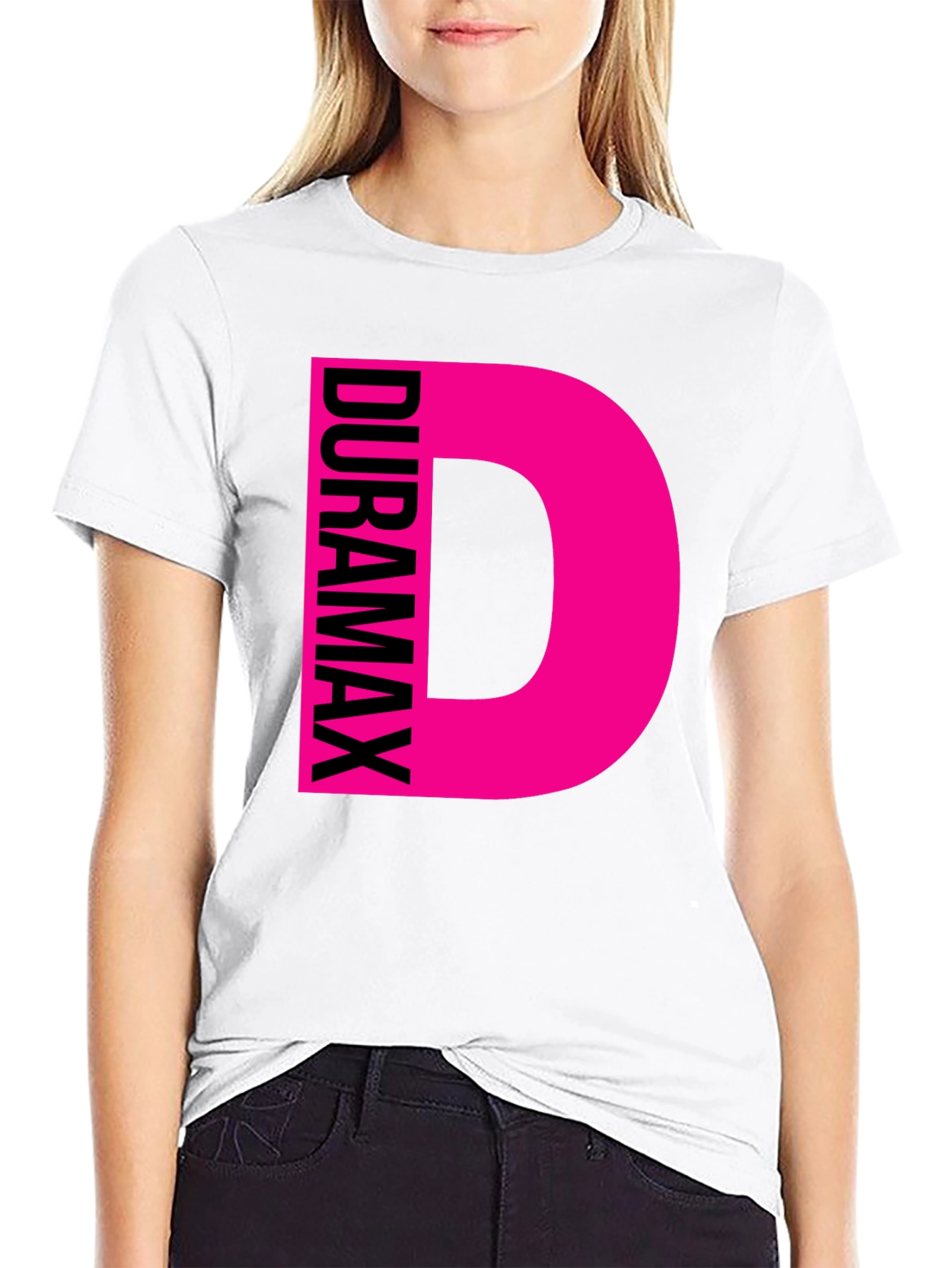 Duramax Pink Graphic Tee - Black