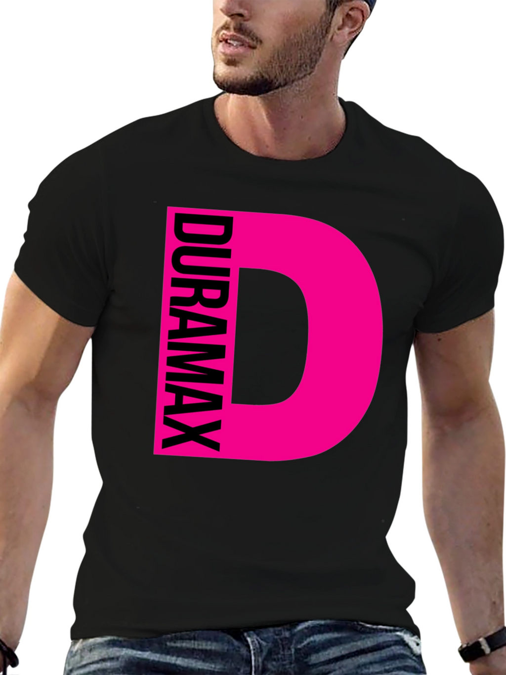 Duramax Pink Graphic Tee - Black