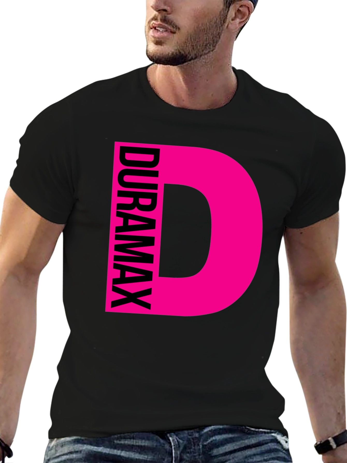 Duramax Pink Graphic Tee - Black