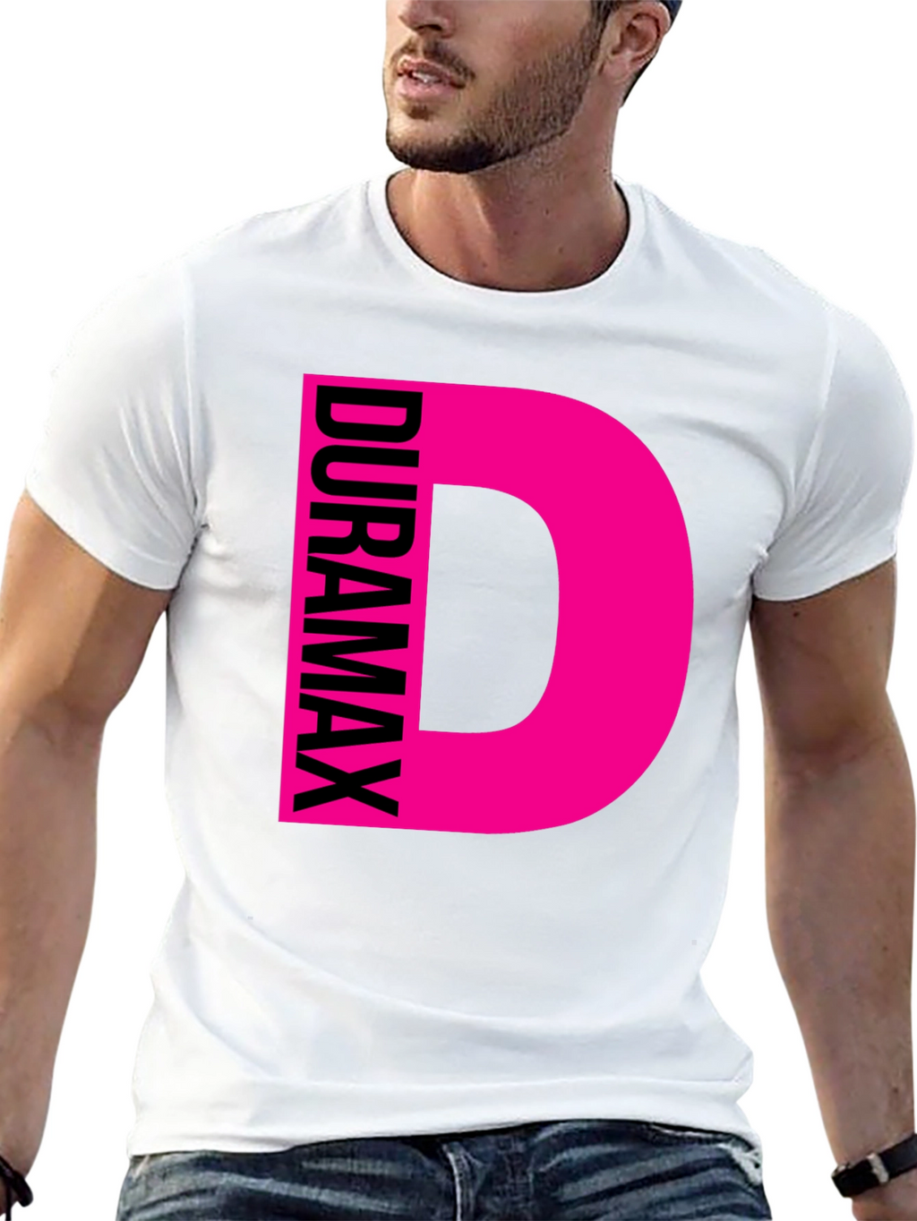 Duramax Pink Graphic Tee - Black
