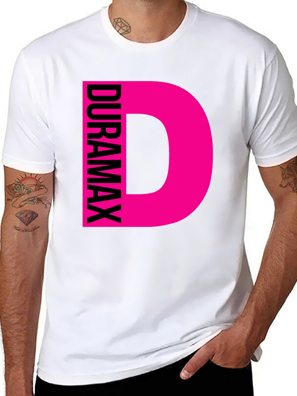 Duramax Pink Graphic Tee - Black