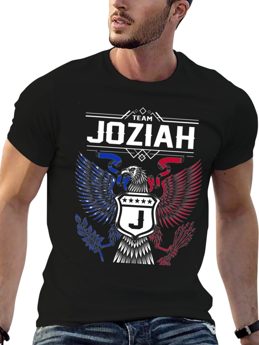 Team Joziah Patriotic Eagle Graphic Tee