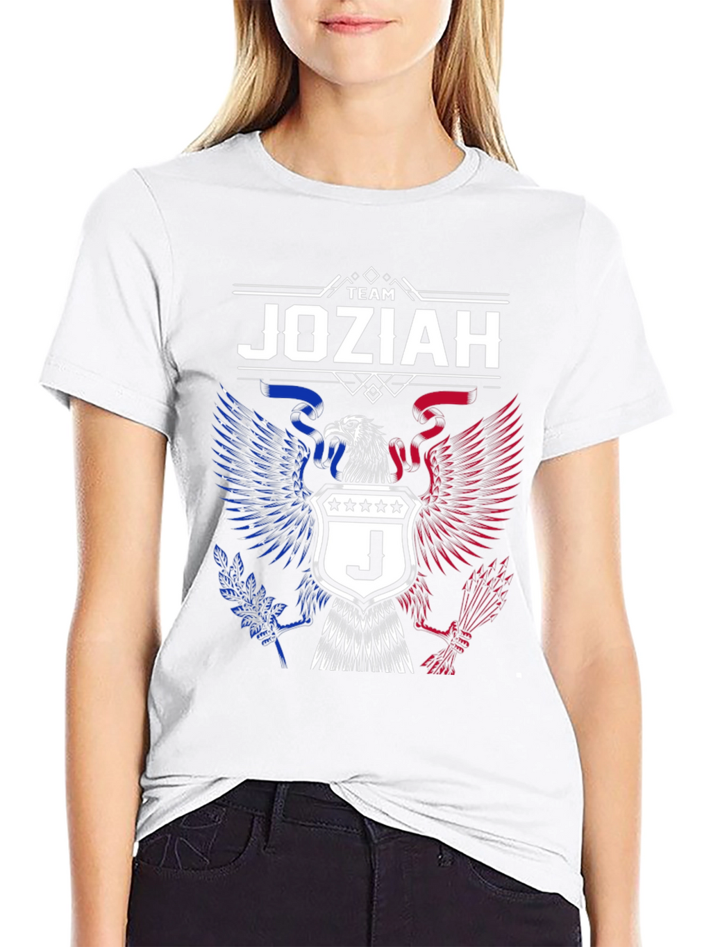 Team Joziah Patriotic Eagle Graphic Tee