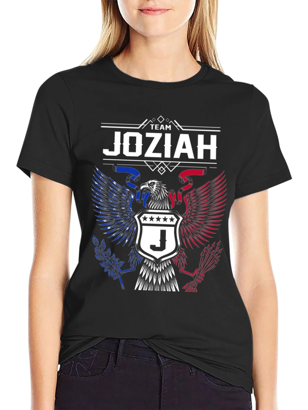 Team Joziah Patriotic Eagle Graphic Tee