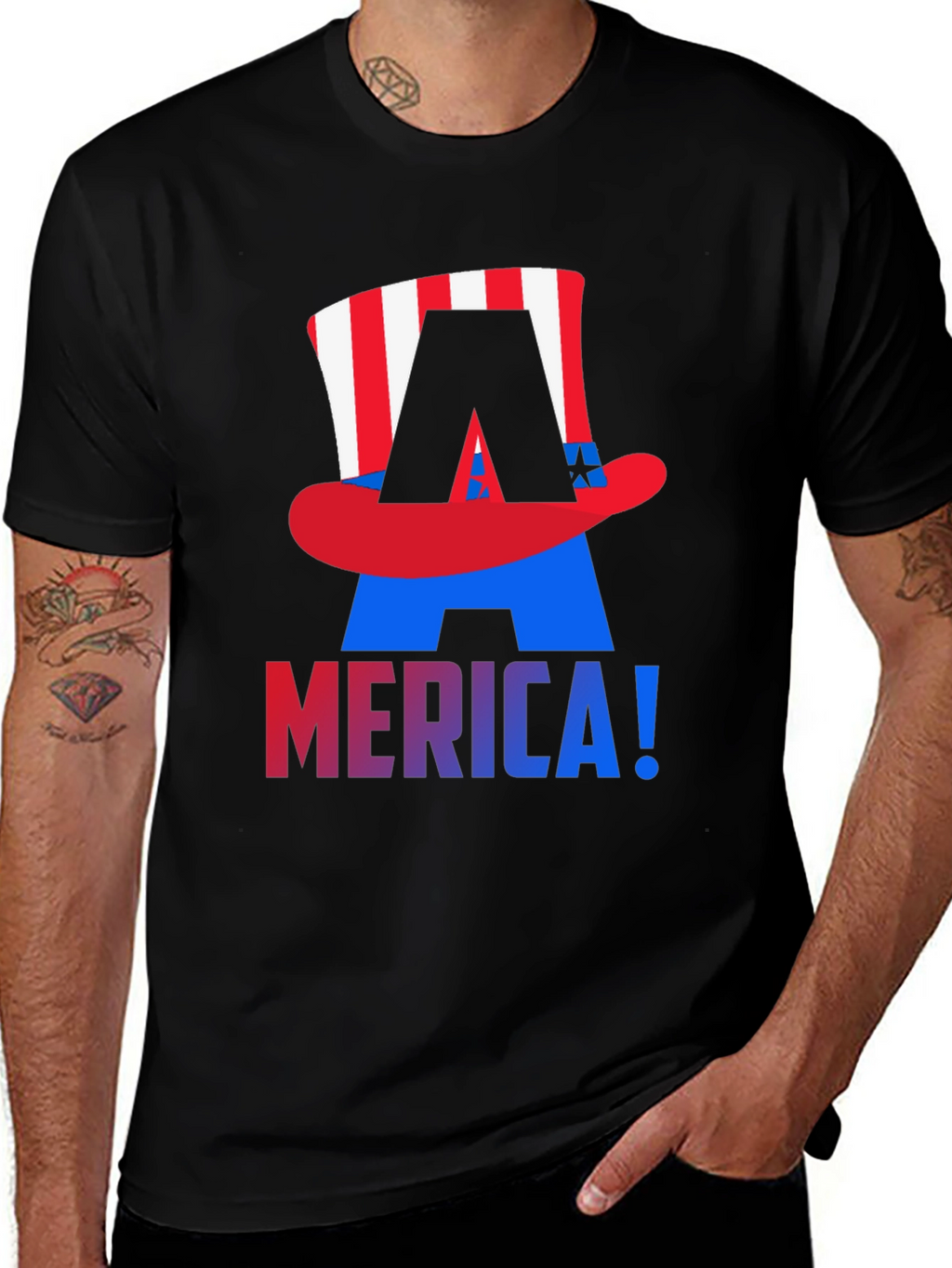 Patriotic Merica! T-Shirt - USA Pride