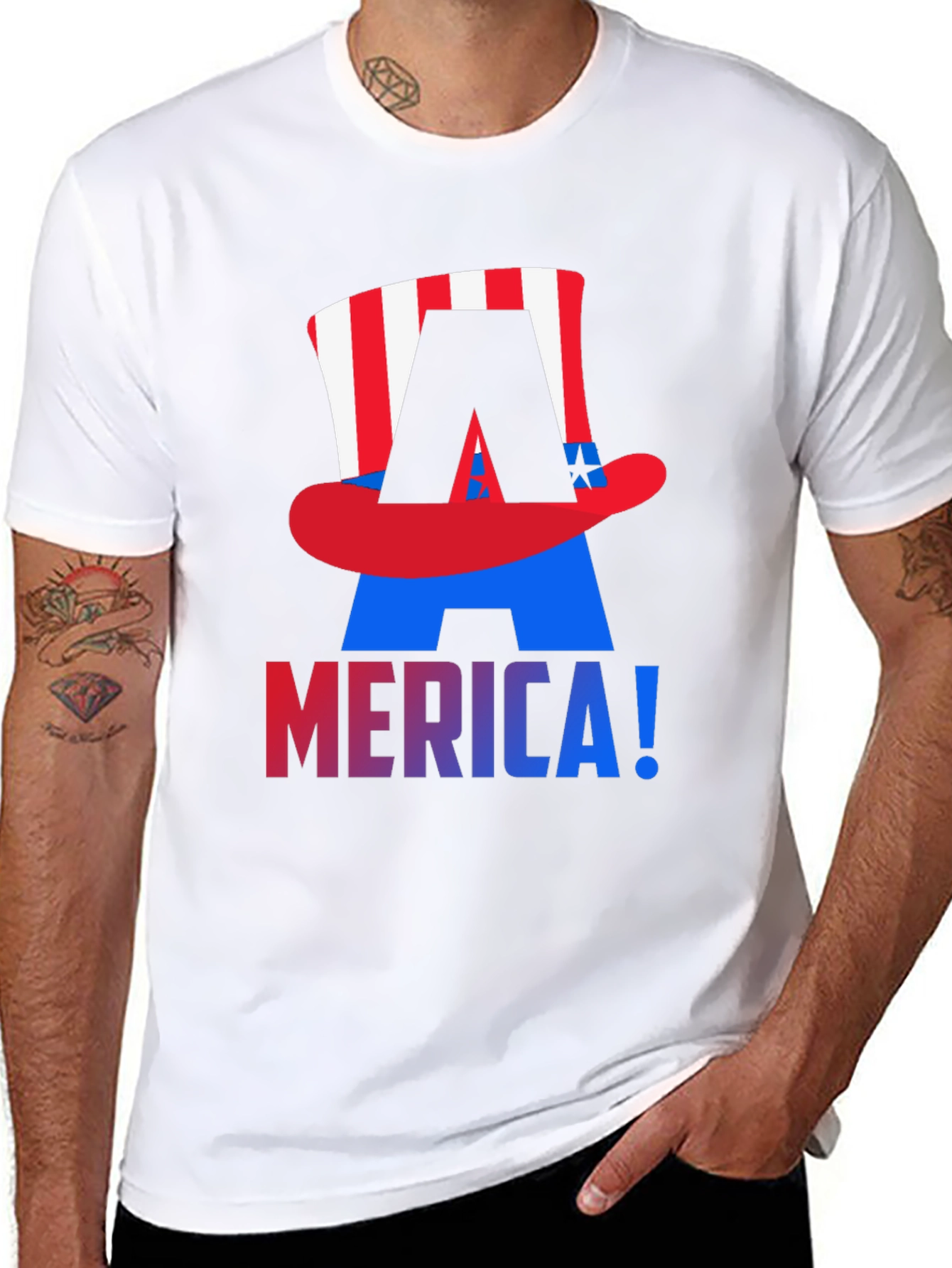 Patriotic Merica! T-Shirt - USA Pride