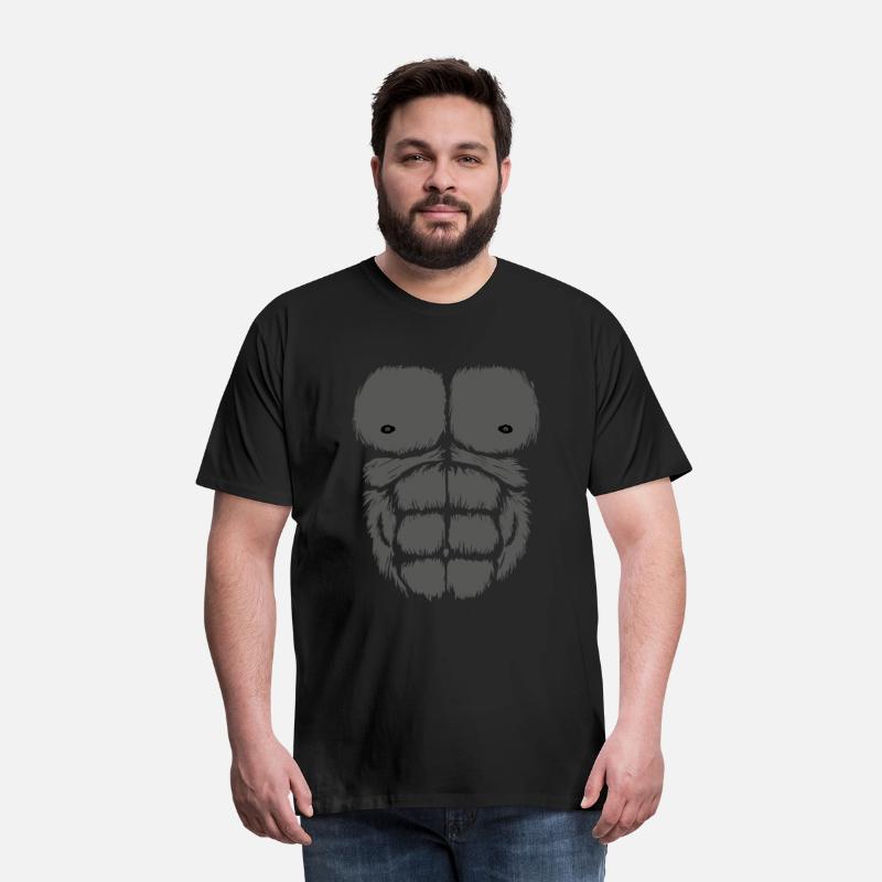 Gorilla Chest Belly Boy Girl Monkey Costume Kids