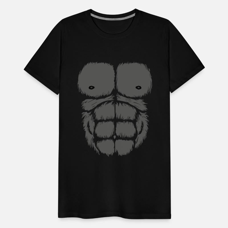 Gorilla Chest Belly Boy Girl Monkey Costume Kids