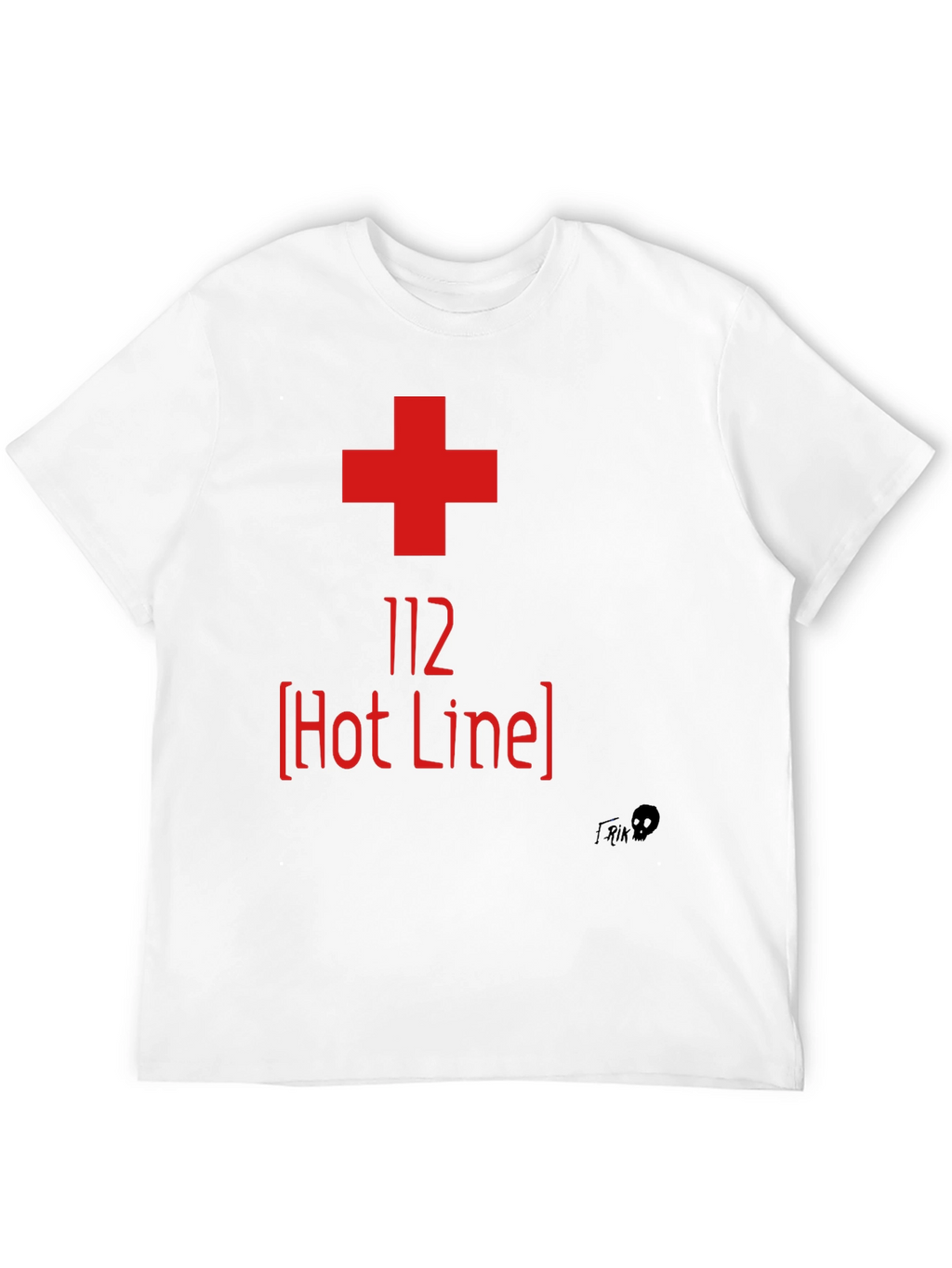 112 Hot Line Graphic Tee - Emergency Services Shirt