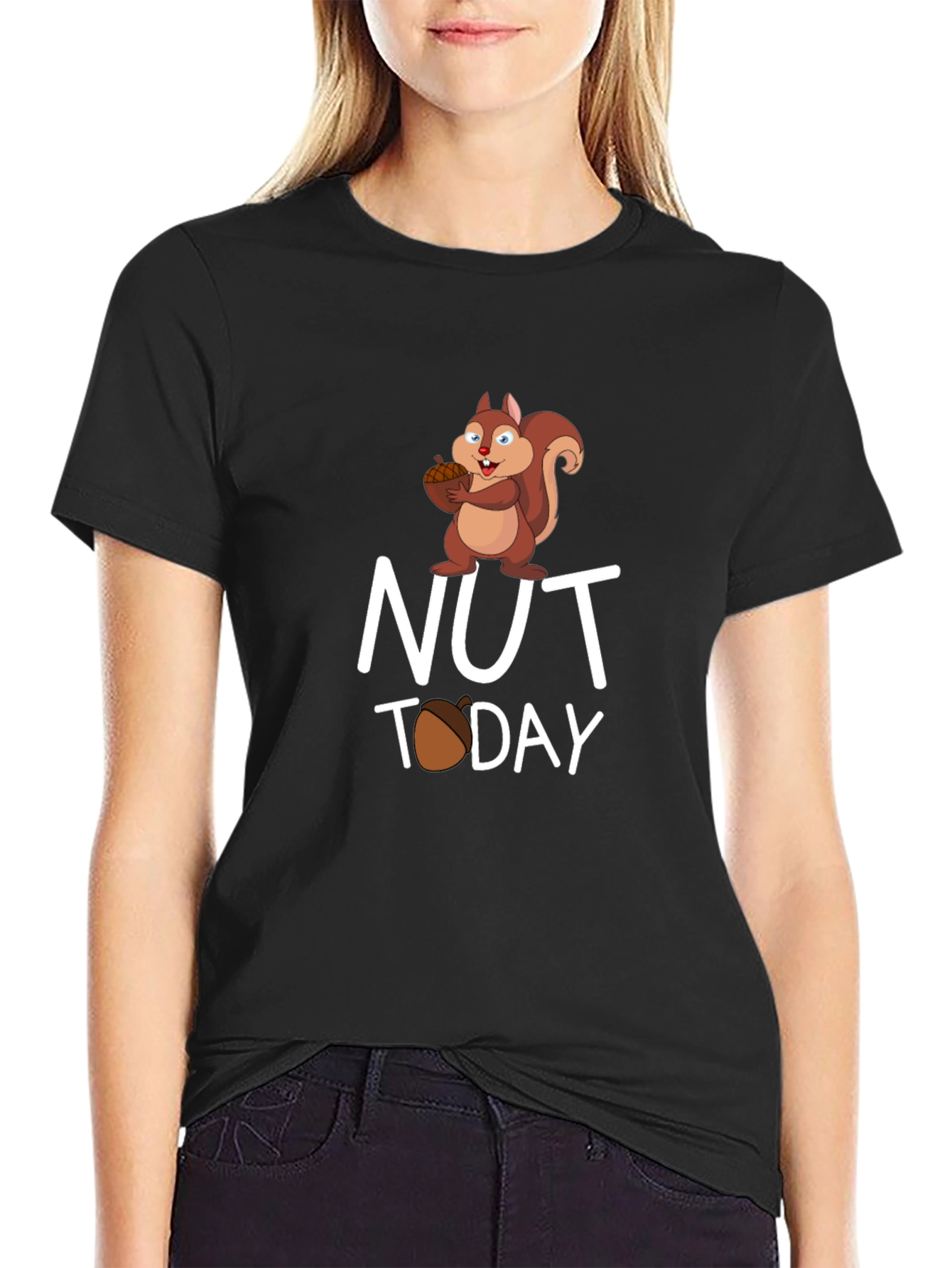 Nut Today Squirrel Graphic T-Shirt