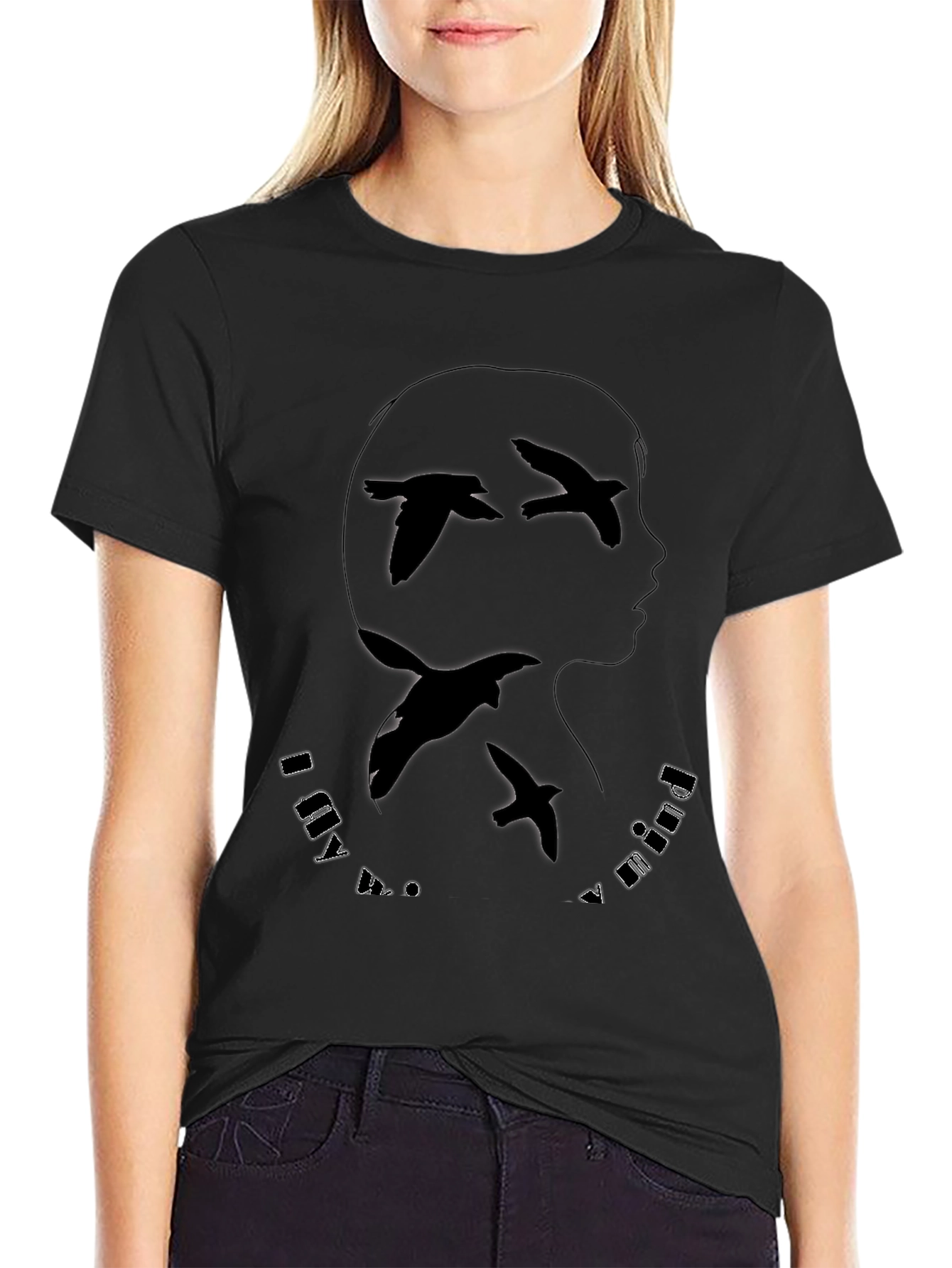 Abstract Bird Mind T-Shirt