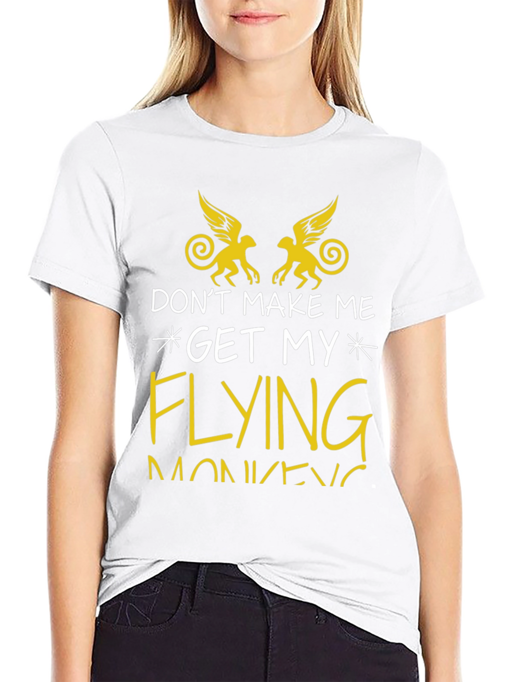 Flying Monkey Graphic Tee - Funny Novelty T-Shirt