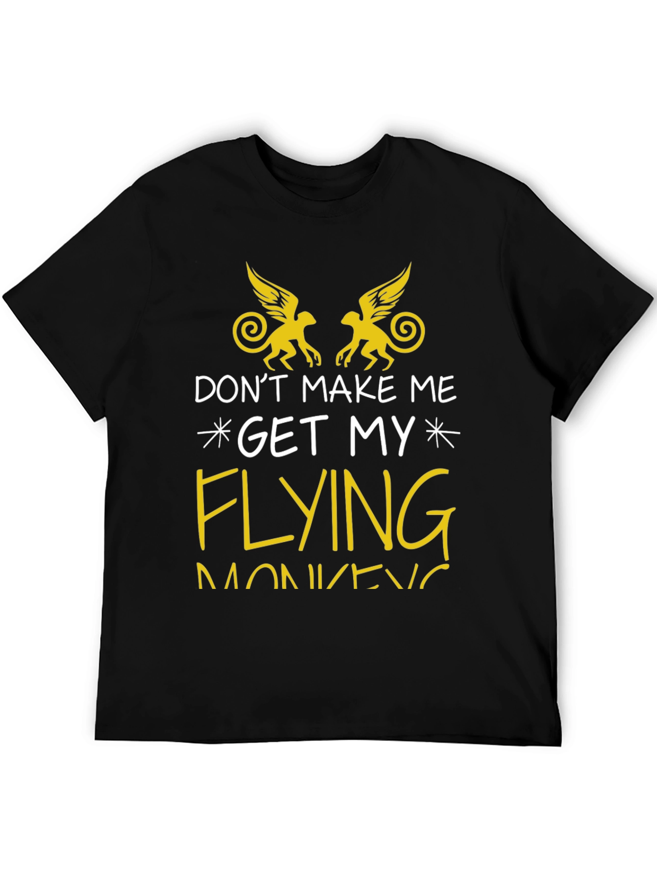 Flying Monkey Graphic Tee - Funny Novelty T-Shirt